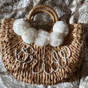 Jute bride handbag